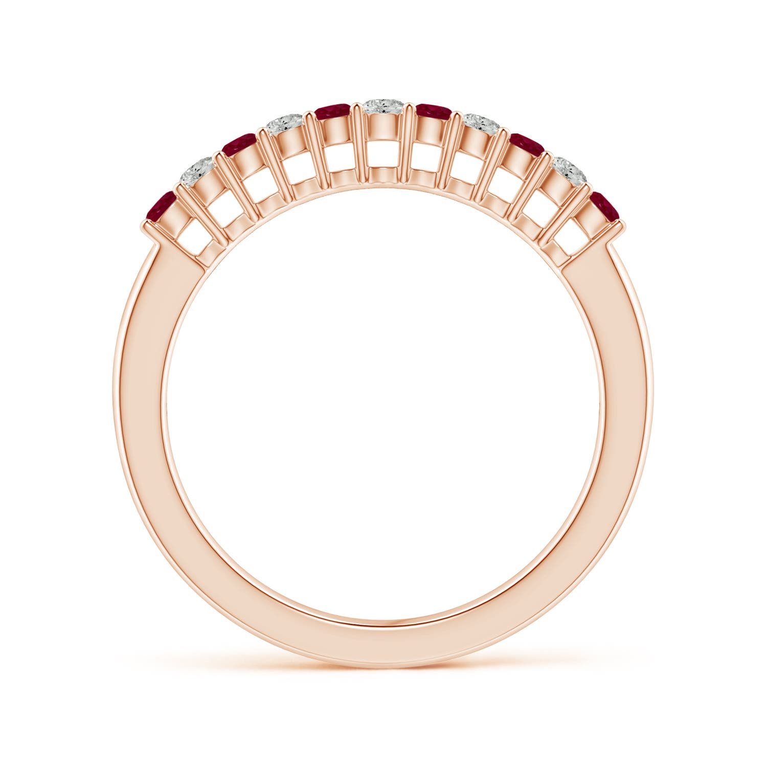 A - Ruby / 0.48 CT / 14 KT Rose Gold