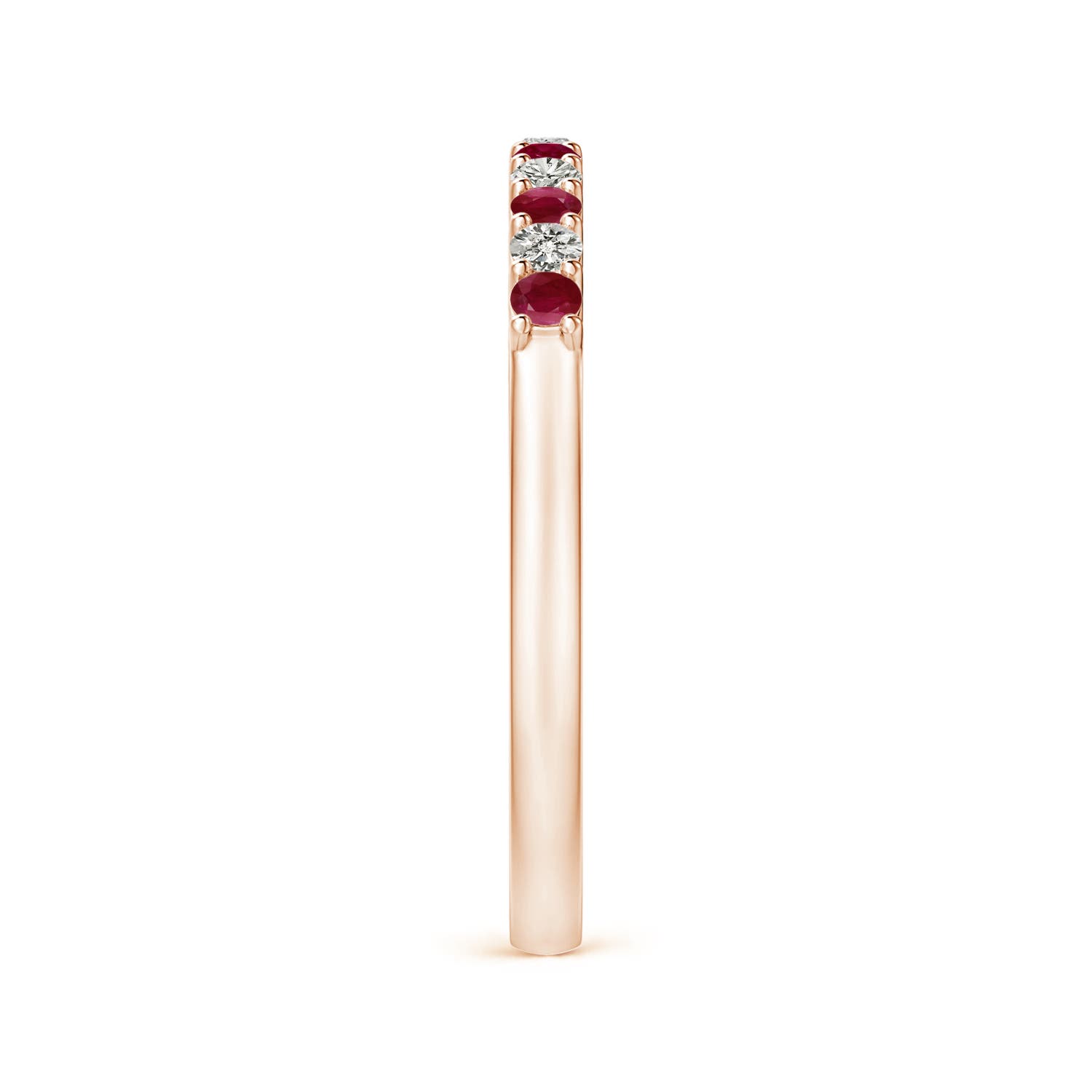 A - Ruby / 0.48 CT / 14 KT Rose Gold