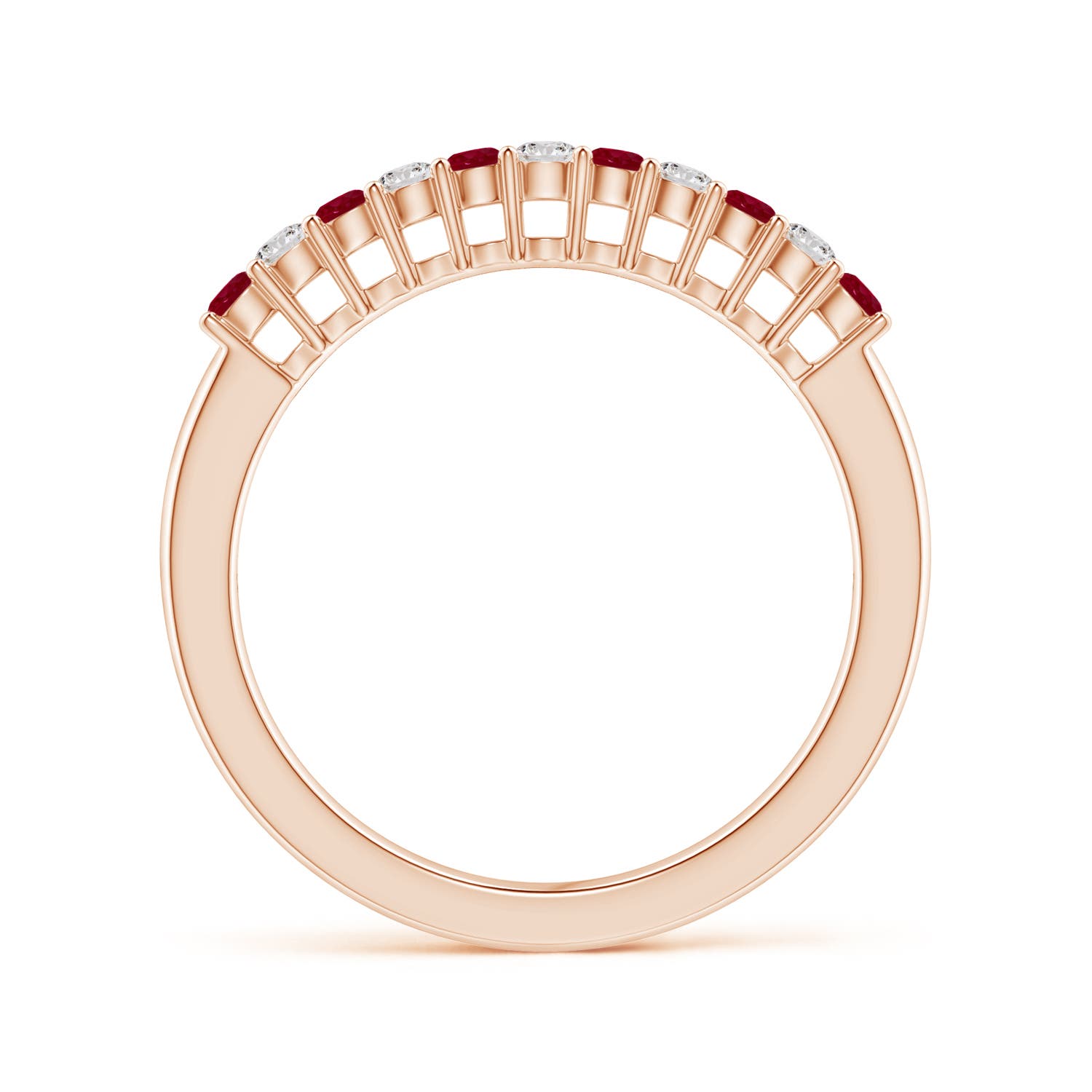 AA - Ruby / 0.48 CT / 14 KT Rose Gold