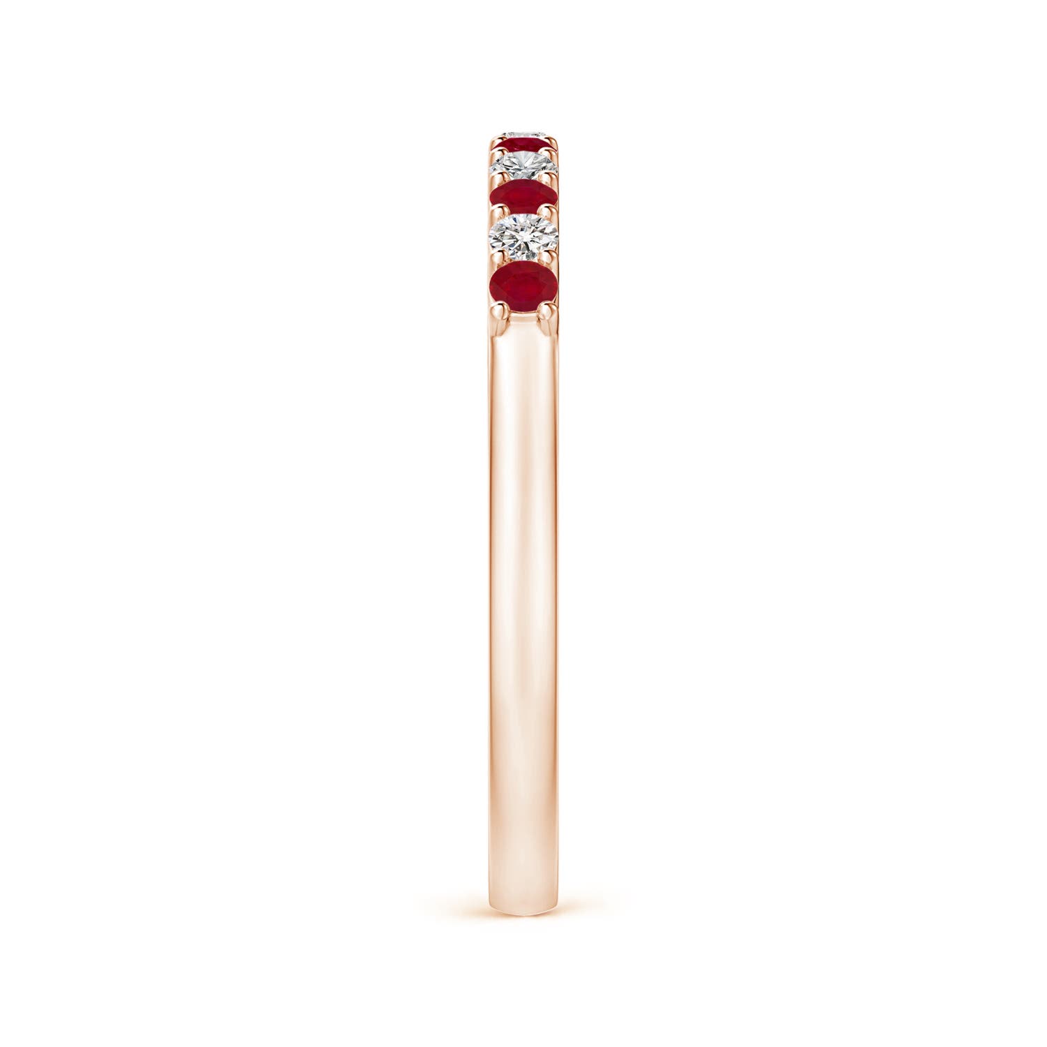 AA - Ruby / 0.48 CT / 14 KT Rose Gold