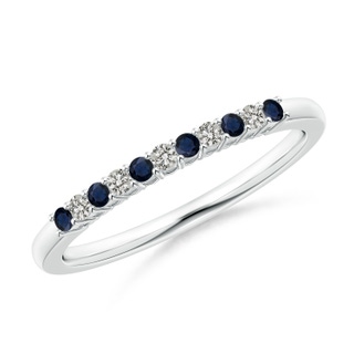Round A Blue Sapphire