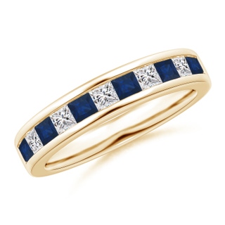 Square AA Blue Sapphire