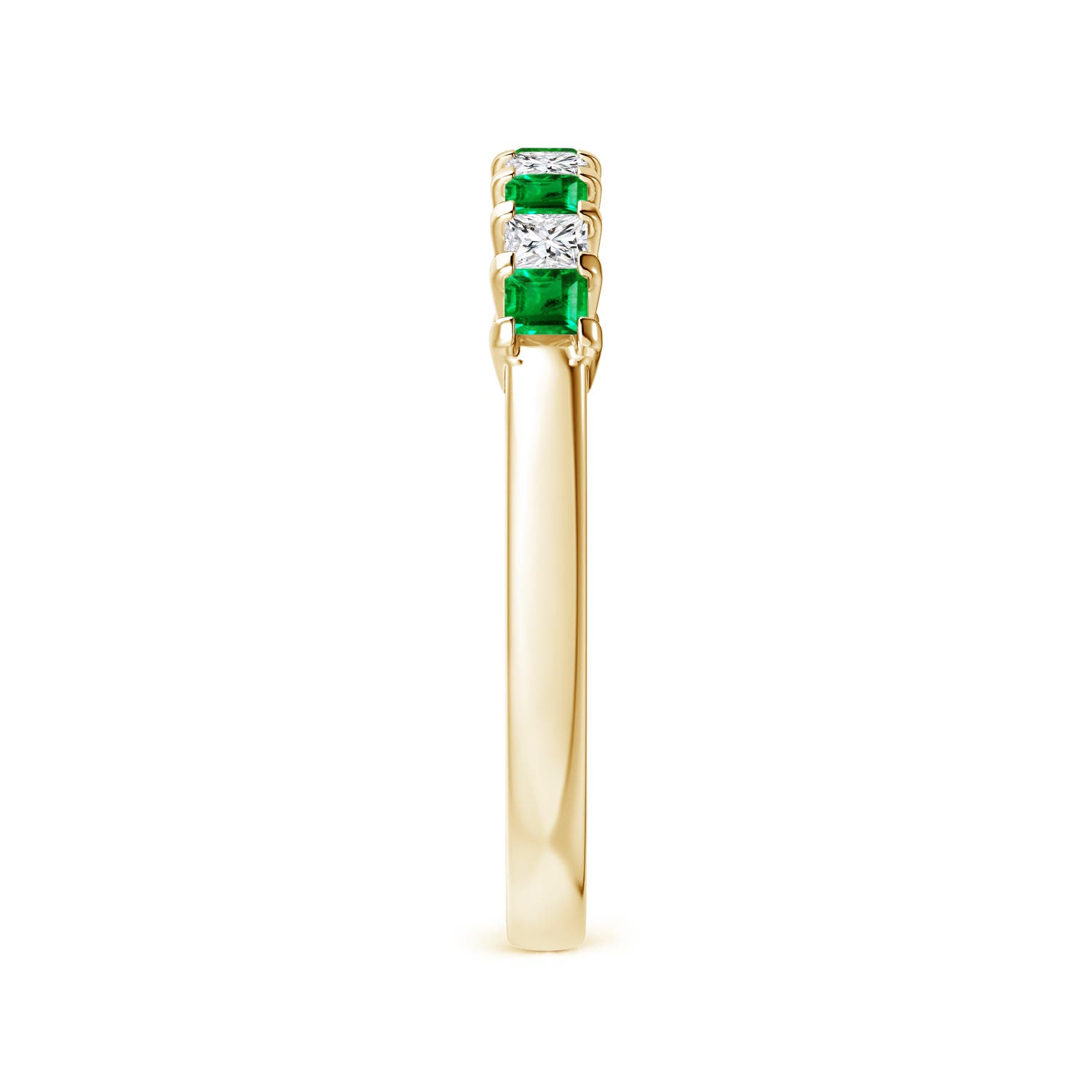 AAA - Emerald / 0.53 CT / 14 KT Yellow Gold