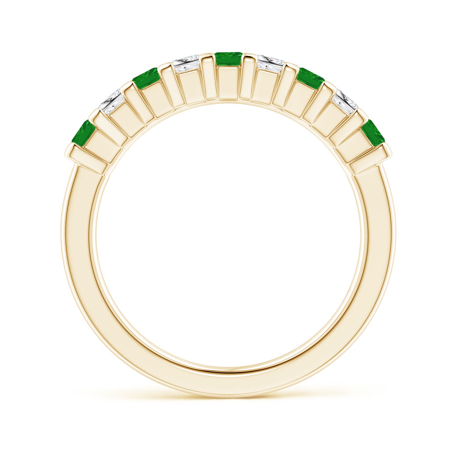 AAA - Emerald / 0.89 CT / 14 KT Yellow Gold