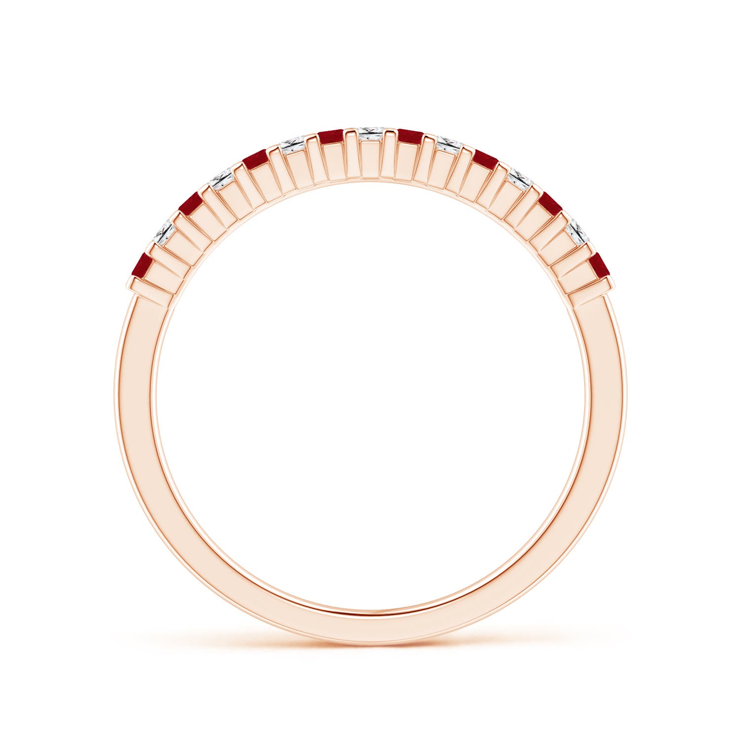 AA - Ruby / 0.35 CT / 14 KT Rose Gold