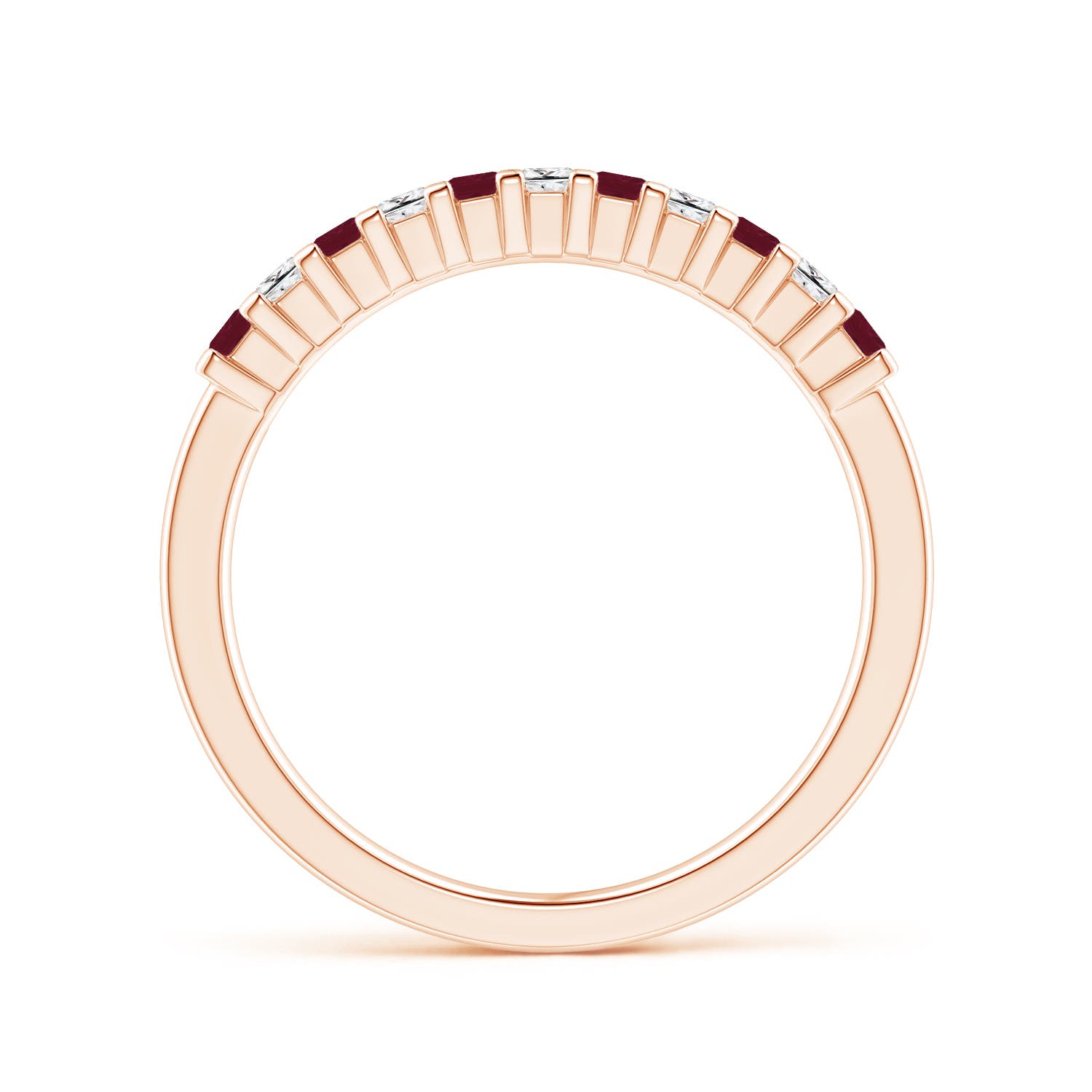 A - Ruby / 0.53 CT / 14 KT Rose Gold