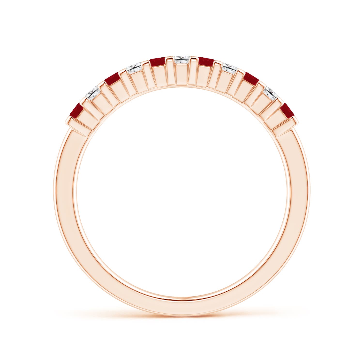 AA - Ruby / 0.53 CT / 14 KT Rose Gold