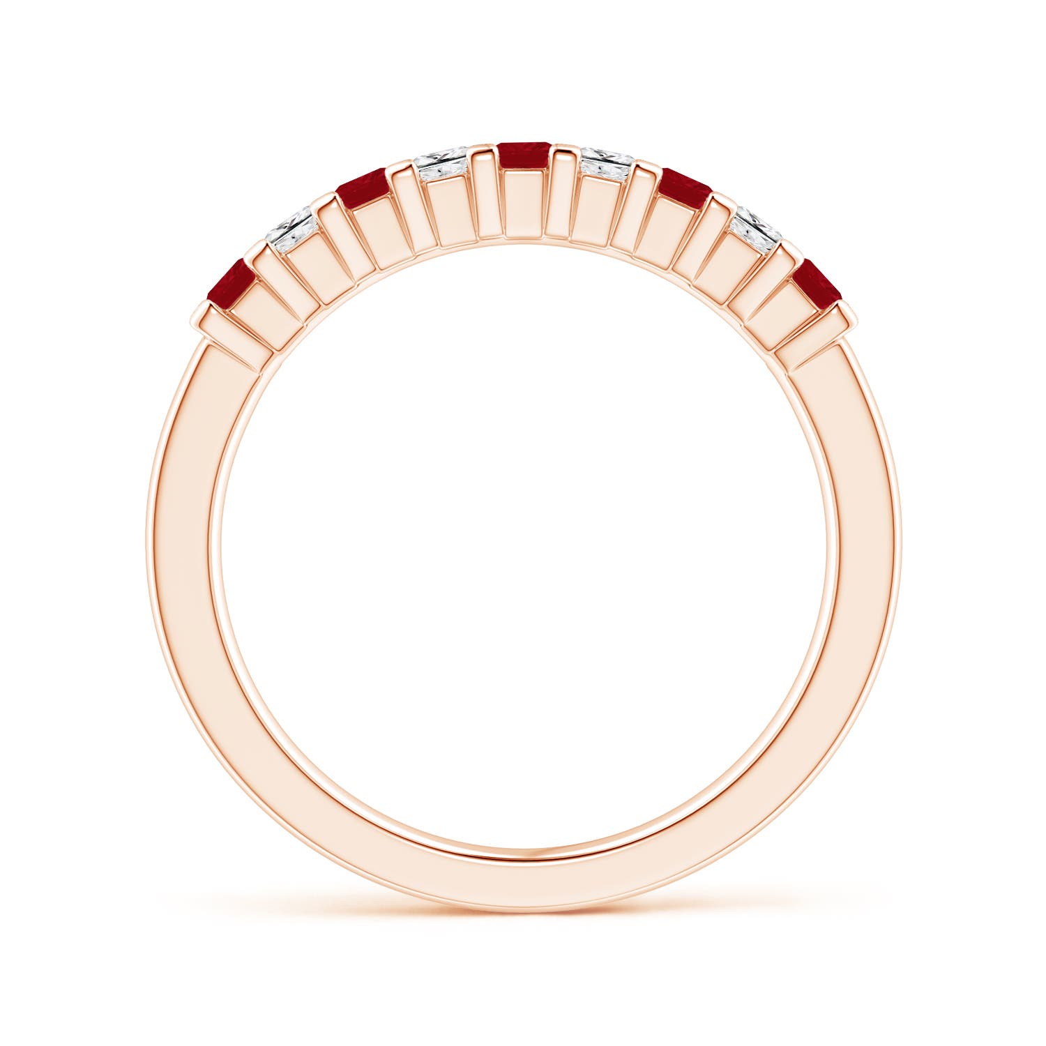 AA - Ruby / 0.63 CT / 14 KT Rose Gold