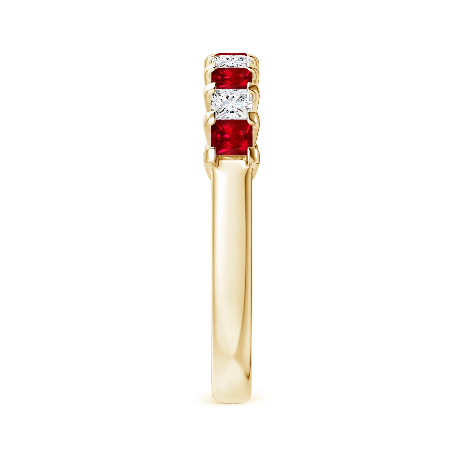 AAAA - Ruby / 1.14 CT / 14 KT Yellow Gold