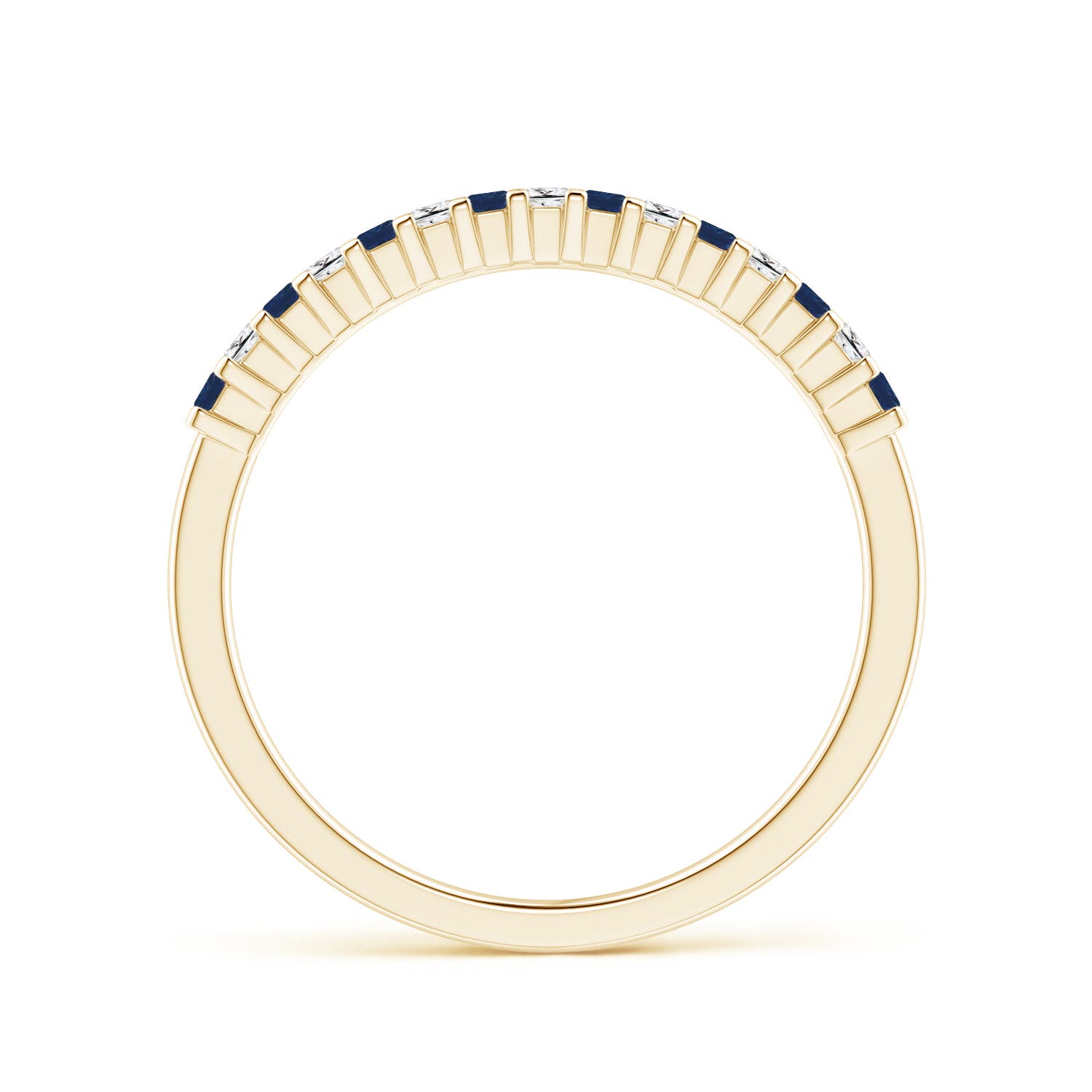 AA - Blue Sapphire / 0.35 CT / 14 KT Yellow Gold