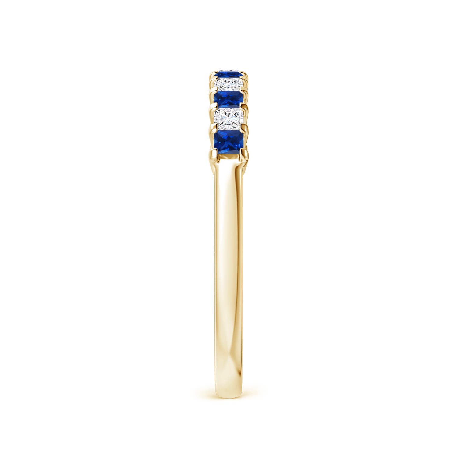 AAAA - Blue Sapphire / 0.53 CT / 14 KT Yellow Gold