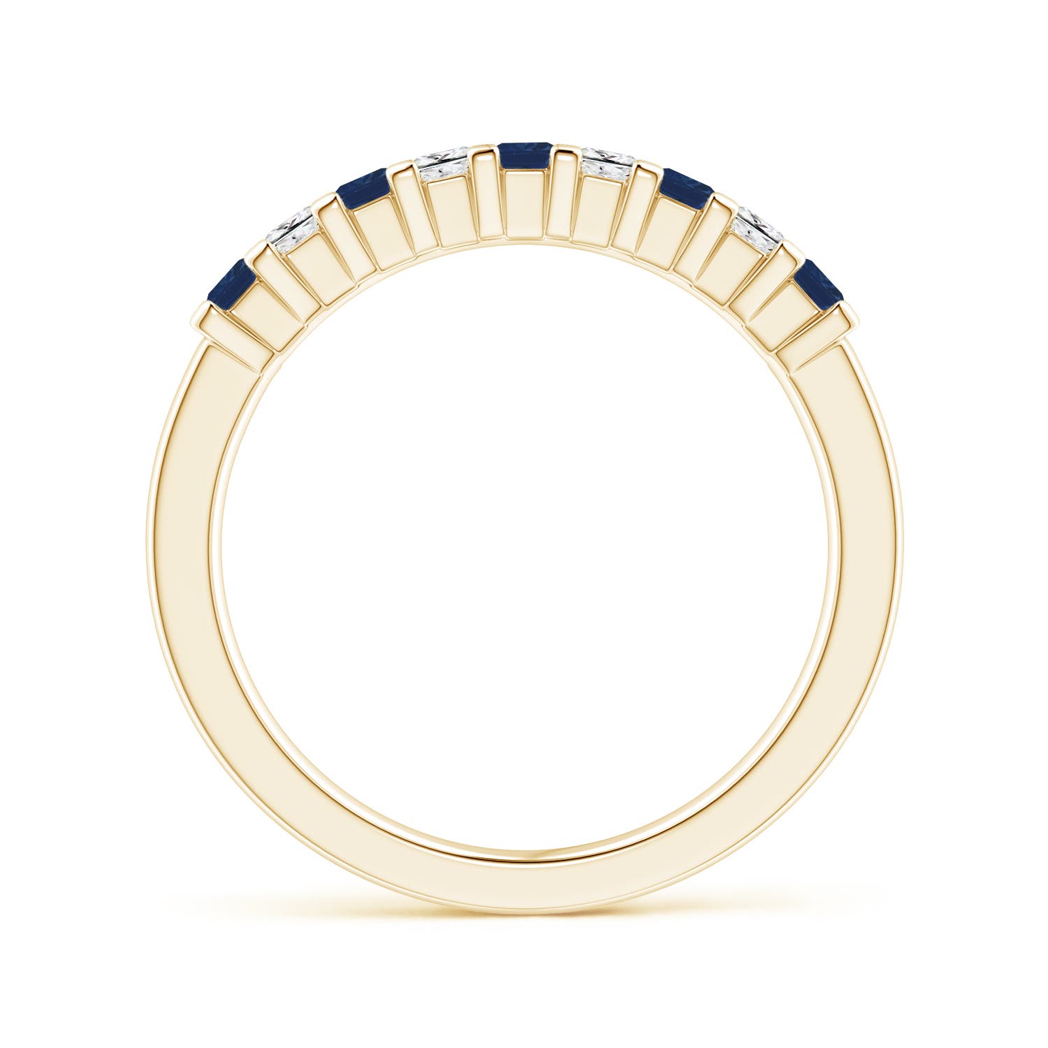 AA - Blue Sapphire / 0.68 CT / 14 KT Yellow Gold