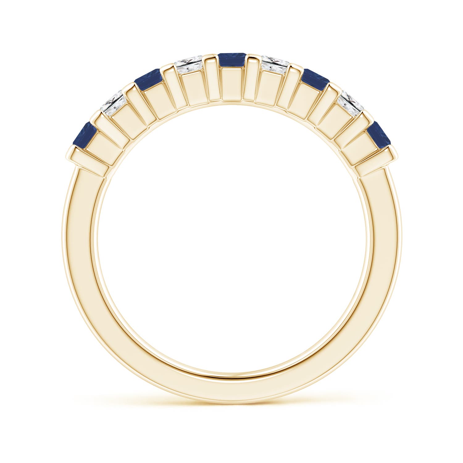 A - Blue Sapphire / 1.04 CT / 14 KT Yellow Gold