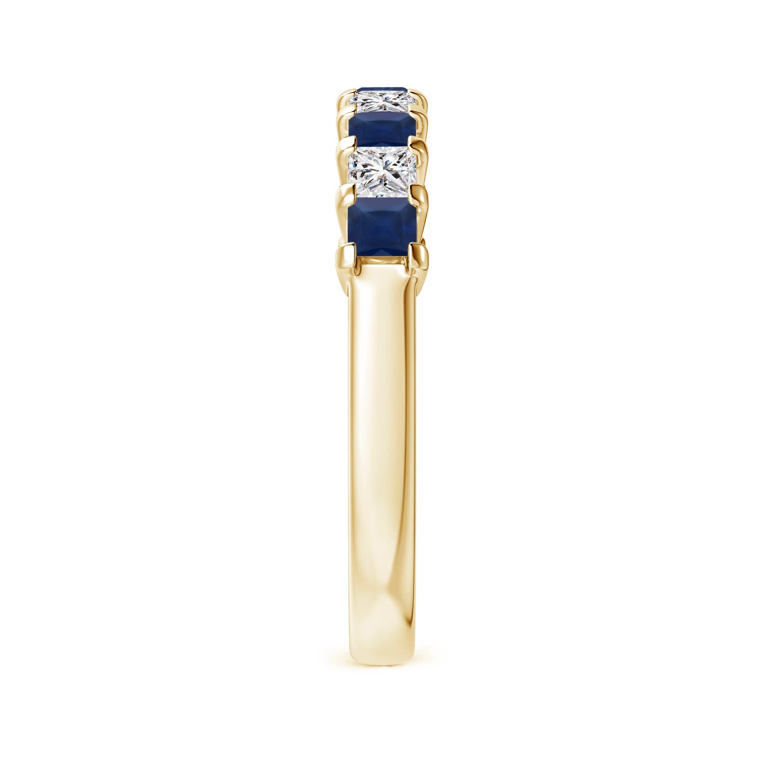 A - Blue Sapphire / 1.04 CT / 14 KT Yellow Gold