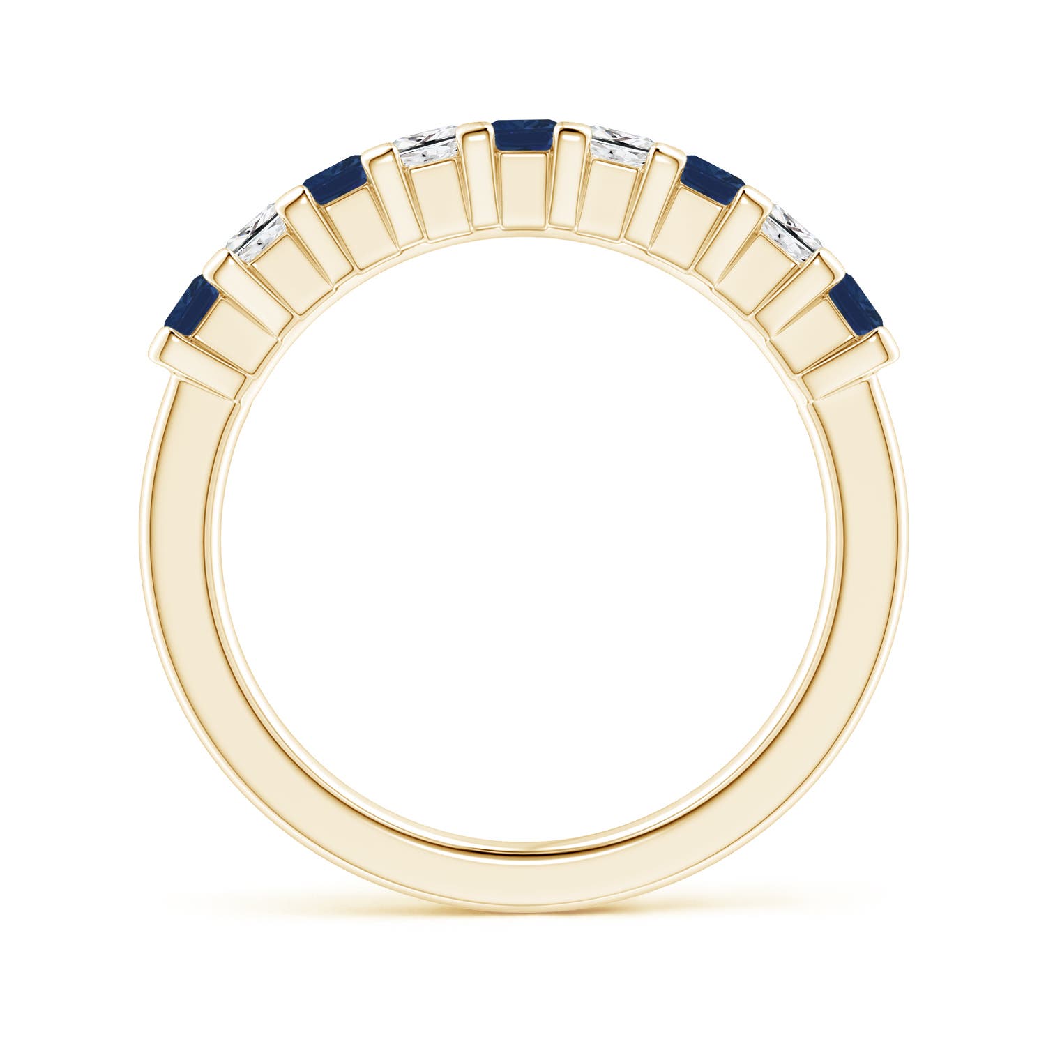 AA - Blue Sapphire / 1.04 CT / 14 KT Yellow Gold