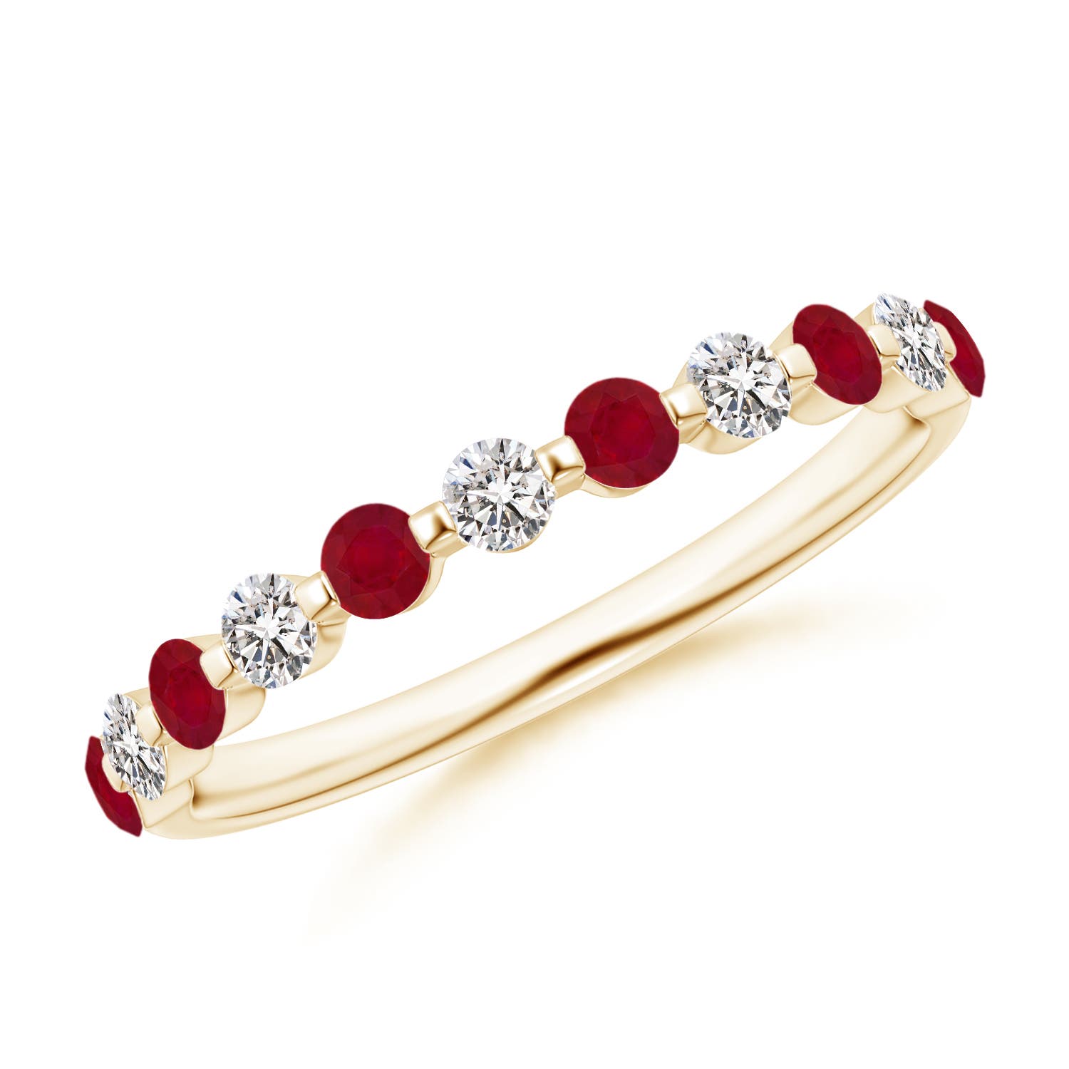 AA - Ruby / 0.58 CT / 14 KT Yellow Gold