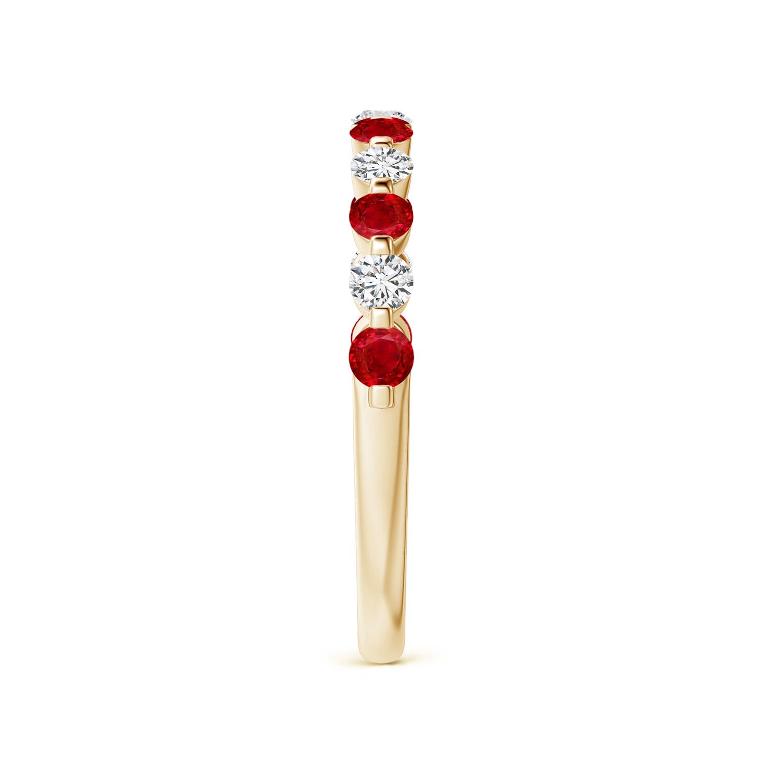 AAA - Ruby / 0.58 CT / 14 KT Yellow Gold