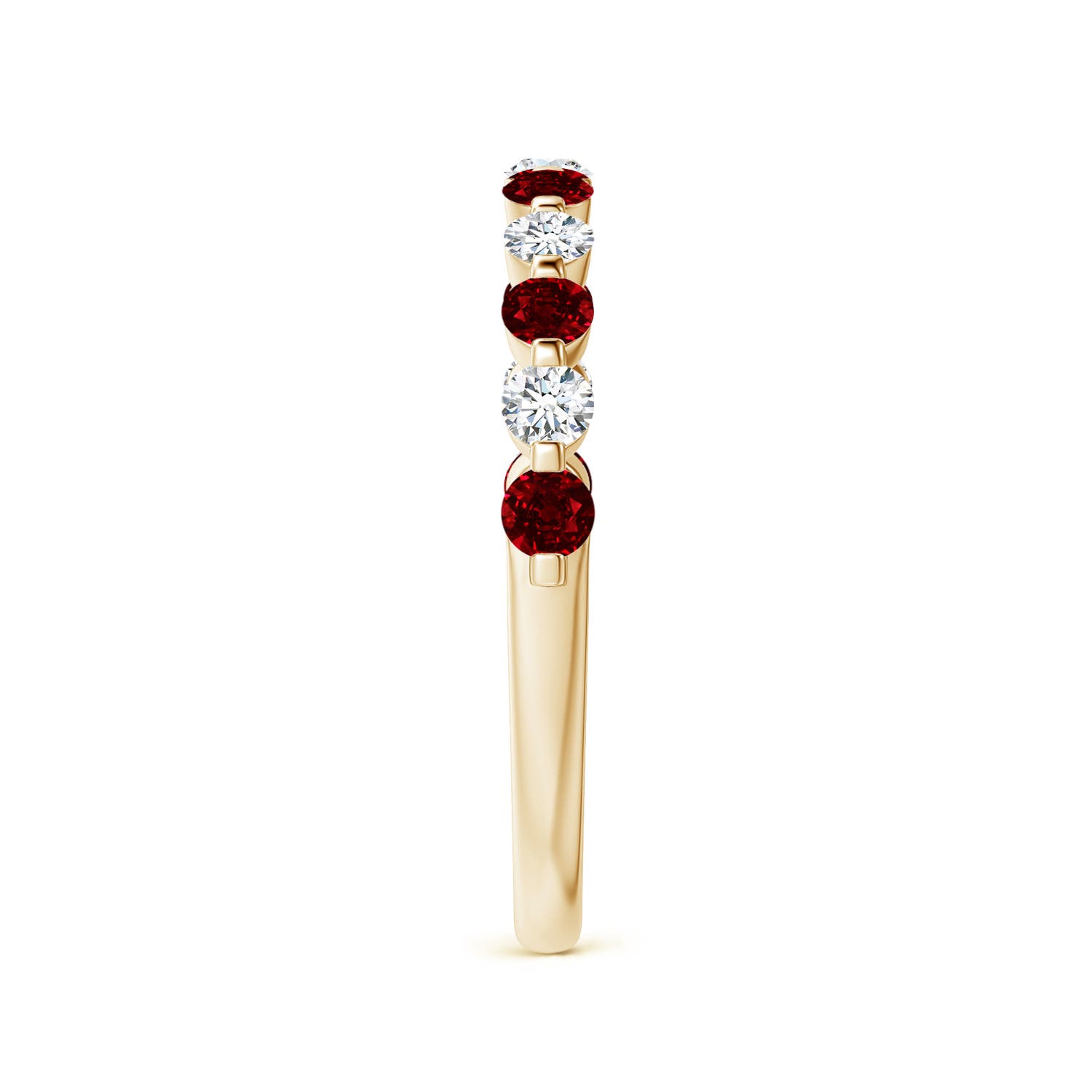 AAAA - Ruby / 0.58 CT / 14 KT Yellow Gold