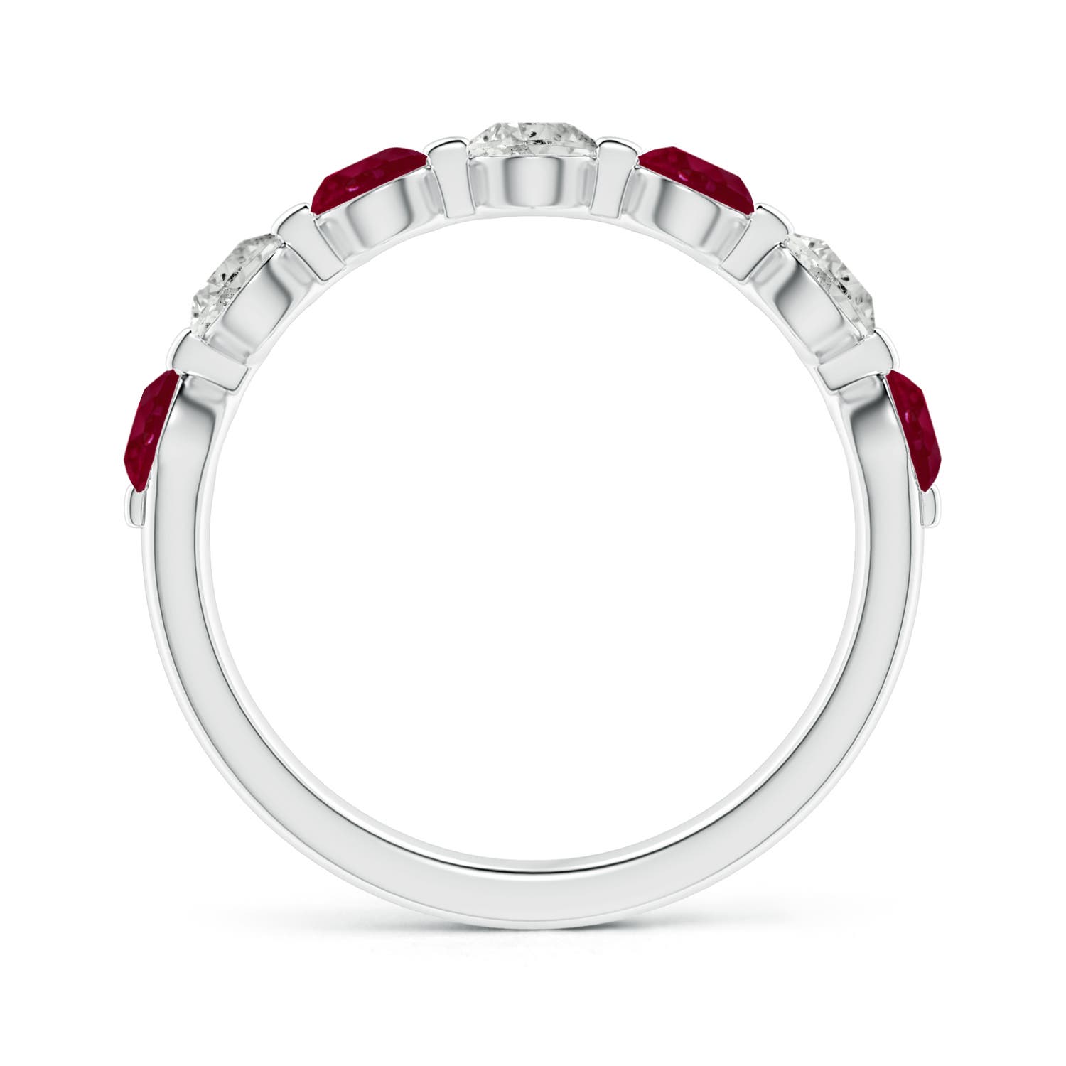 A - Ruby / 1.53 CT / 14 KT White Gold