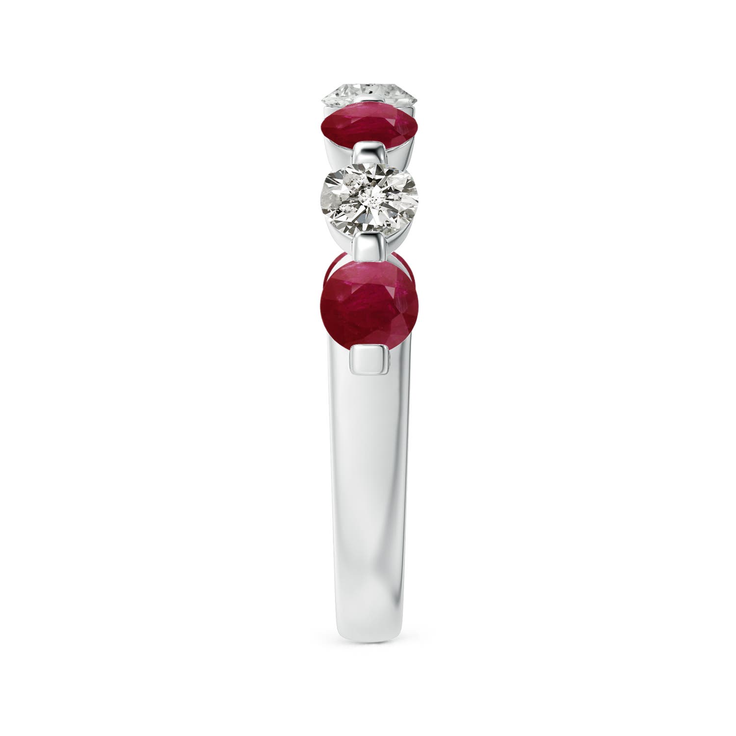 A - Ruby / 1.53 CT / 14 KT White Gold