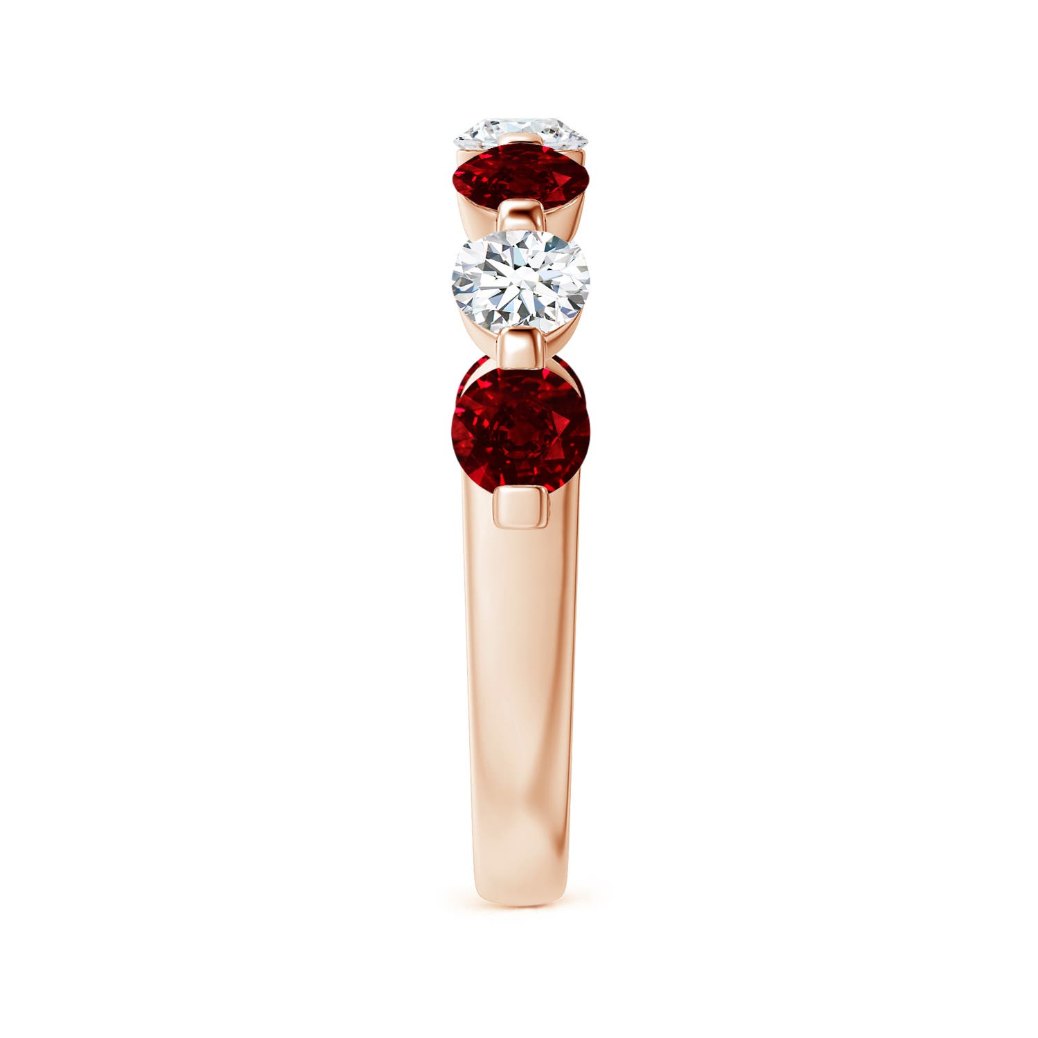 AAAA - Ruby / 1.53 CT / 14 KT Rose Gold