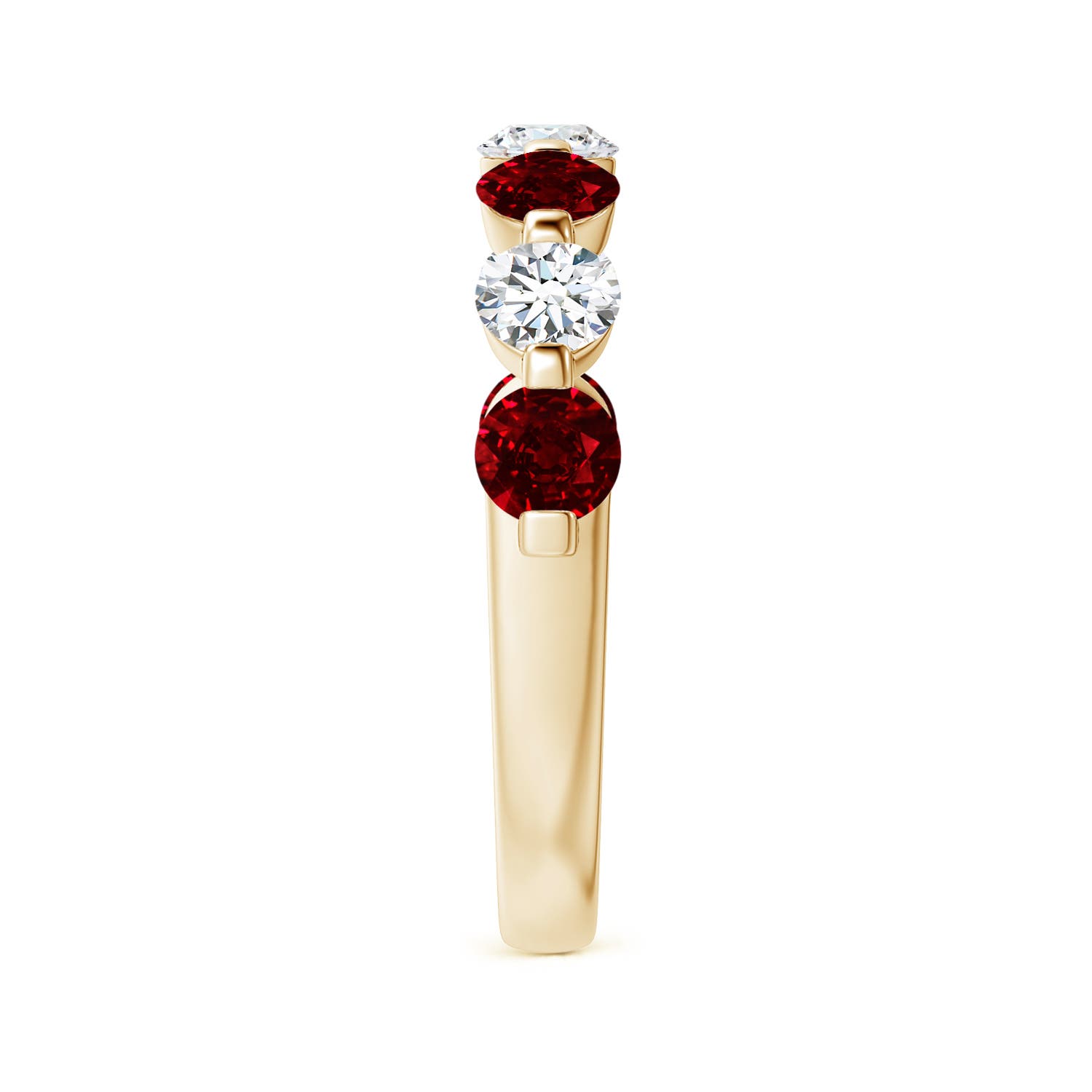 AAAA - Ruby / 1.53 CT / 14 KT Yellow Gold