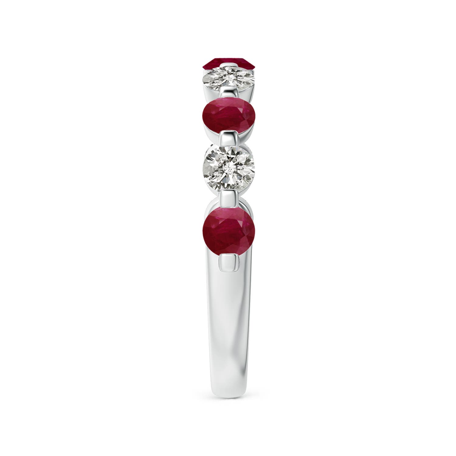 A - Ruby / 1.17 CT / 14 KT White Gold