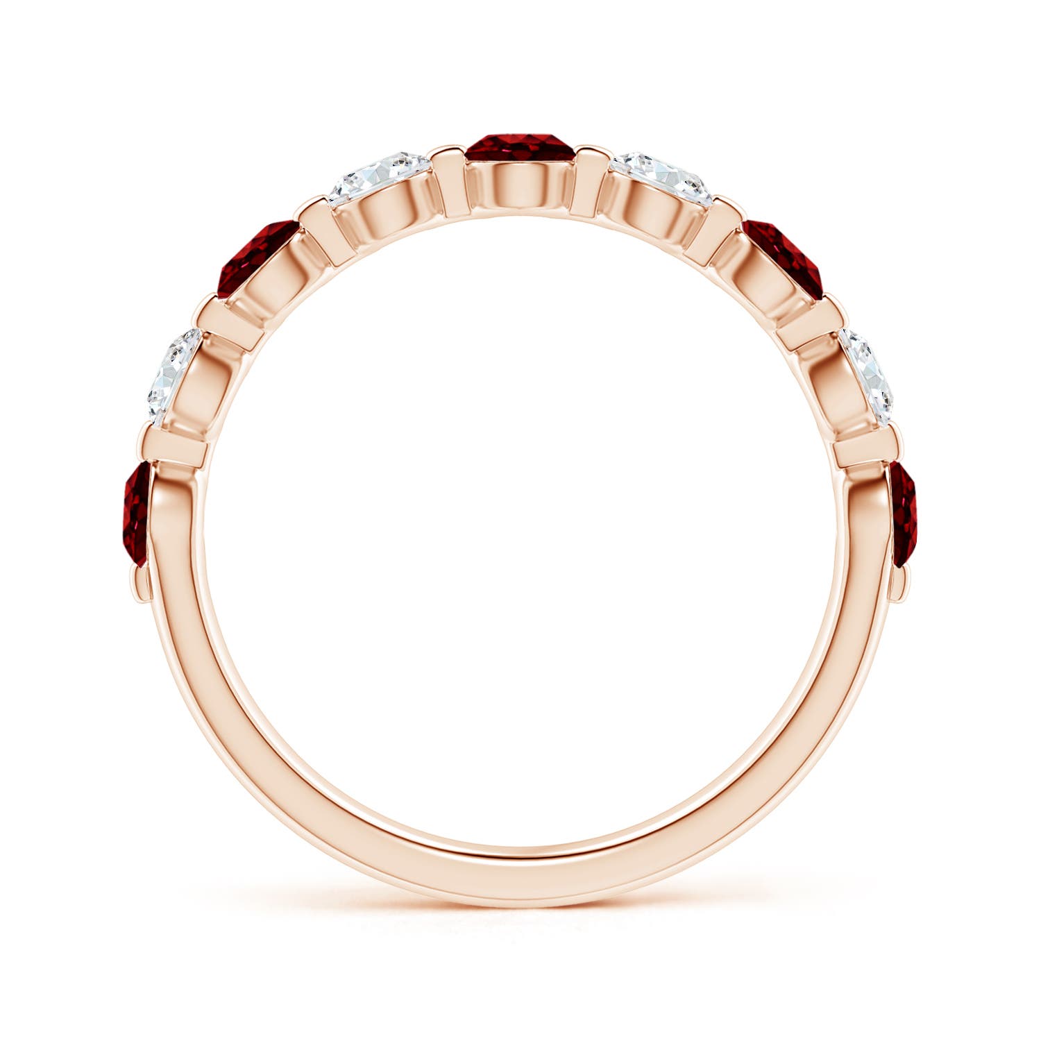 AAAA - Ruby / 1.17 CT / 14 KT Rose Gold