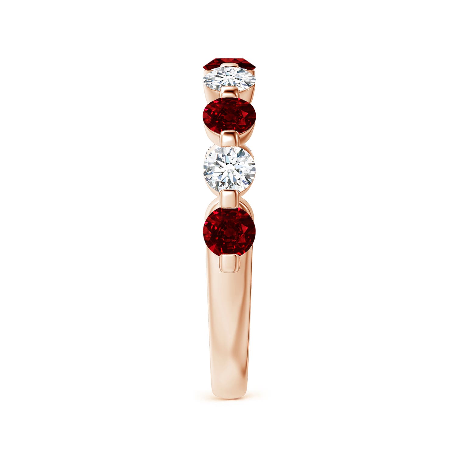 AAAA - Ruby / 1.17 CT / 14 KT Rose Gold