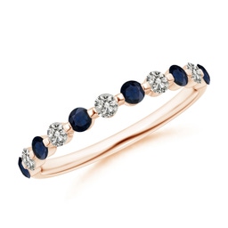 Non Eternity Blue Sapphire Non Eternity Rings