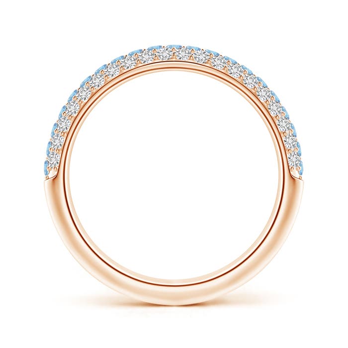 AAA - Aquamarine / 0.82 CT / 14 KT Rose Gold