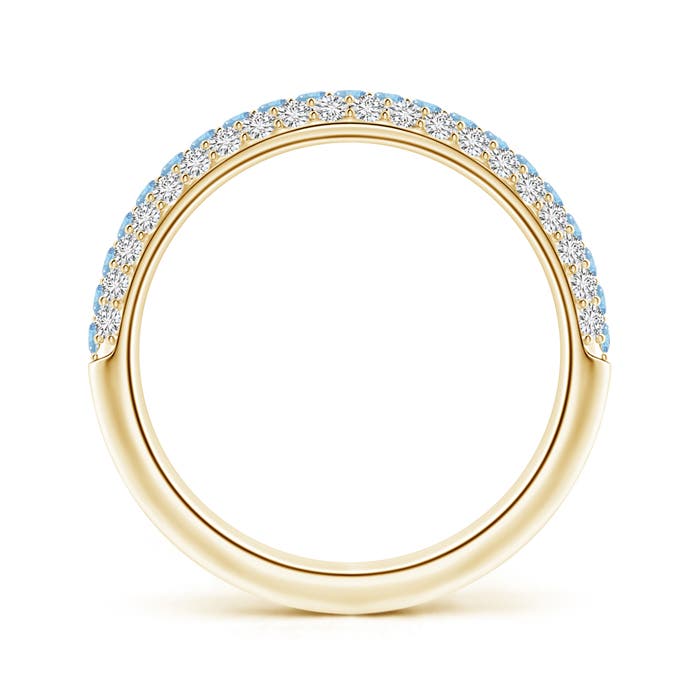 AAA - Aquamarine / 0.82 CT / 14 KT Yellow Gold