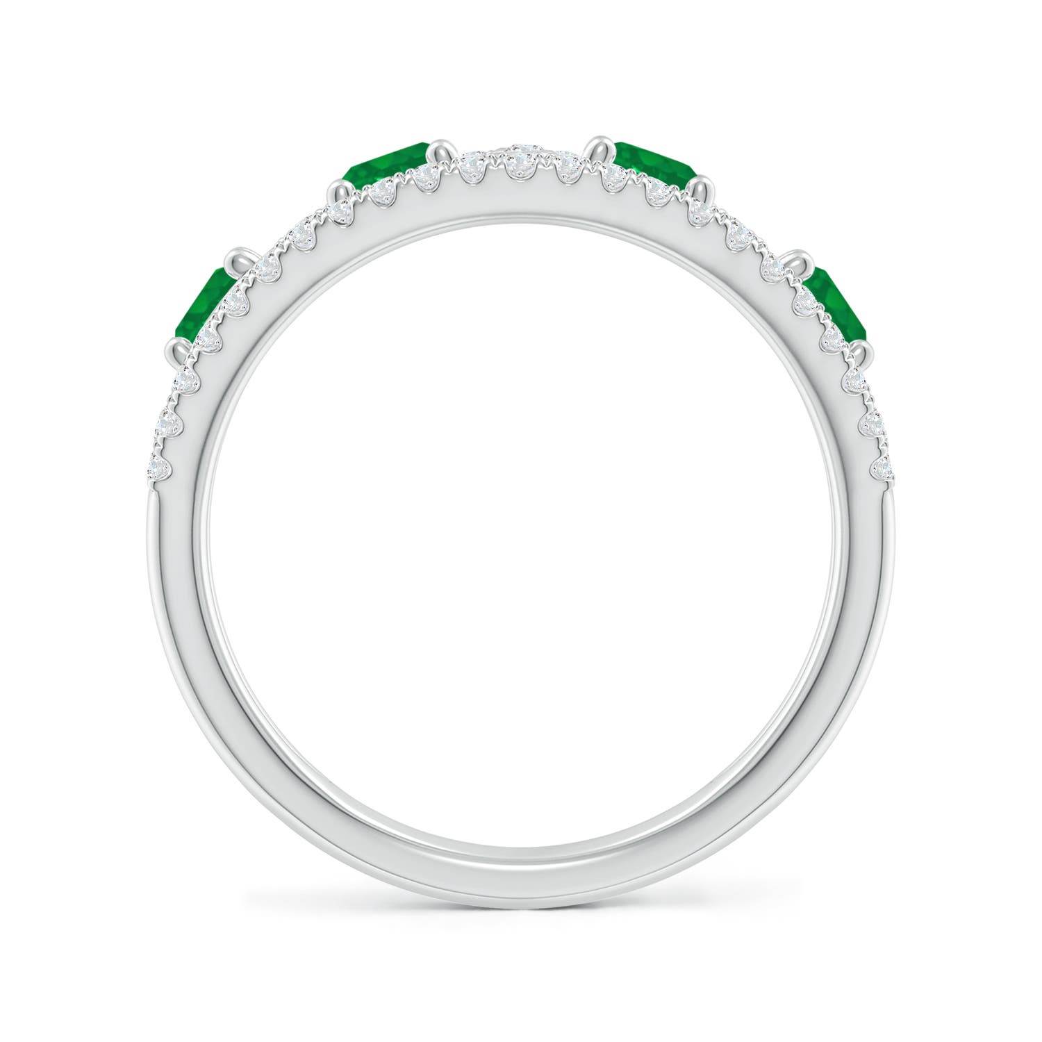 AA - Emerald / 1.28 CT / 14 KT White Gold