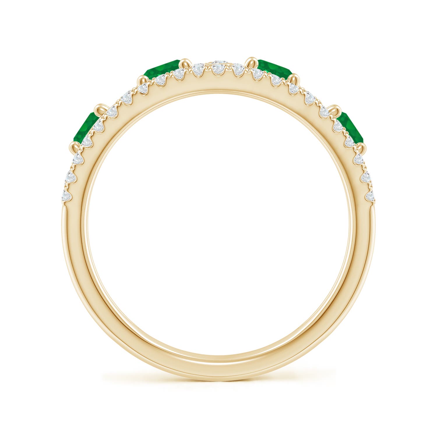 AA - Emerald / 1.28 CT / 14 KT Yellow Gold