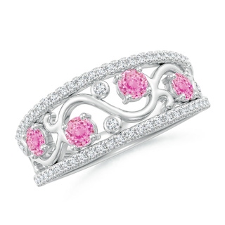 Round A Pink Sapphire