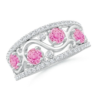 Round A Pink Sapphire