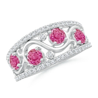 Round AAA Pink Sapphire