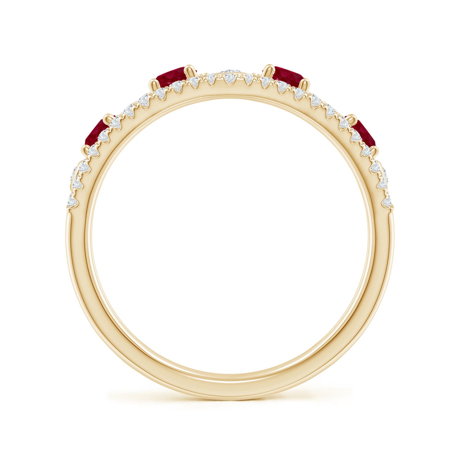 AA - Ruby / 0.88 CT / 14 KT Yellow Gold