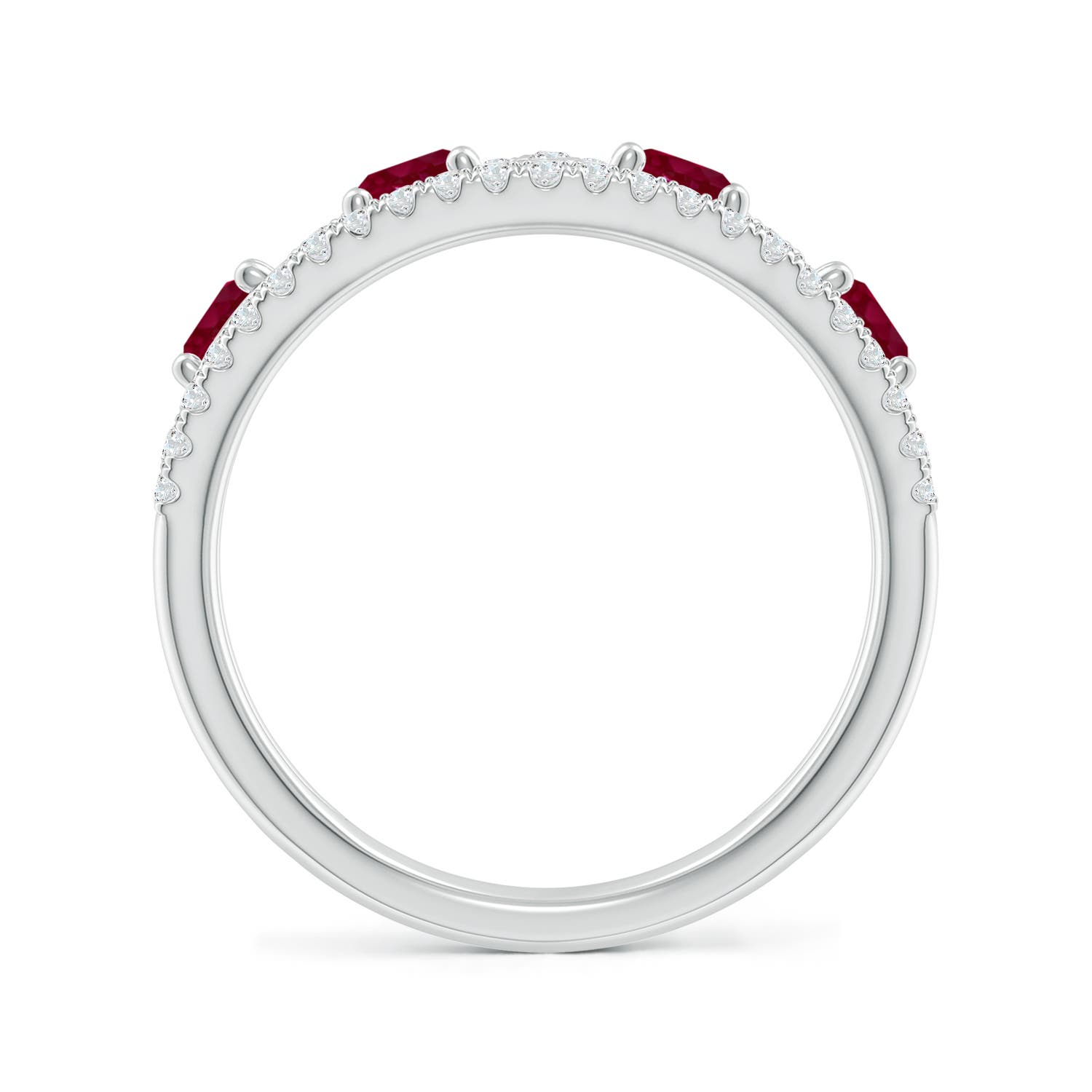 A - Ruby / 1.68 CT / 14 KT White Gold