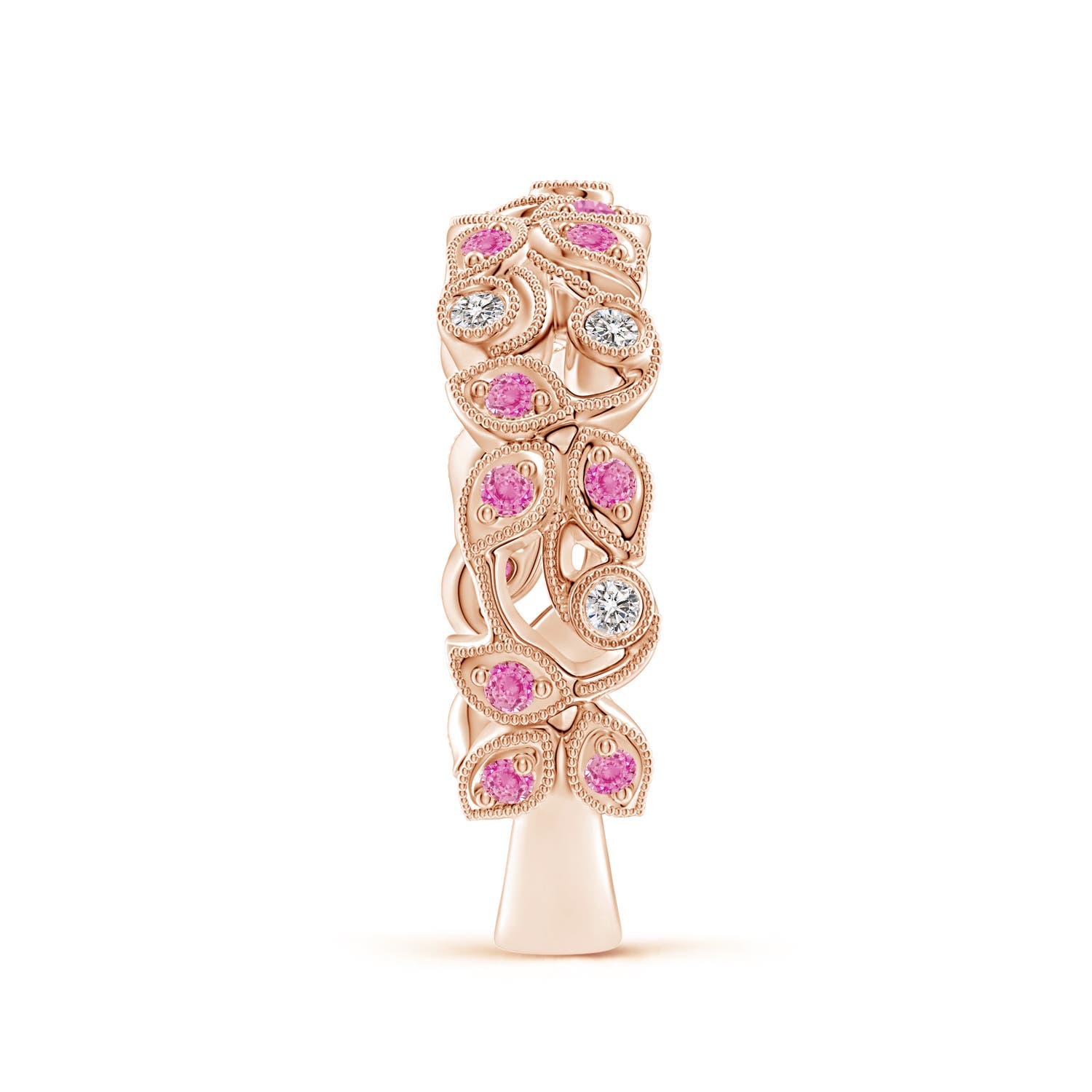 AA - Pink Sapphire / 0.28 CT / 14 KT Rose Gold