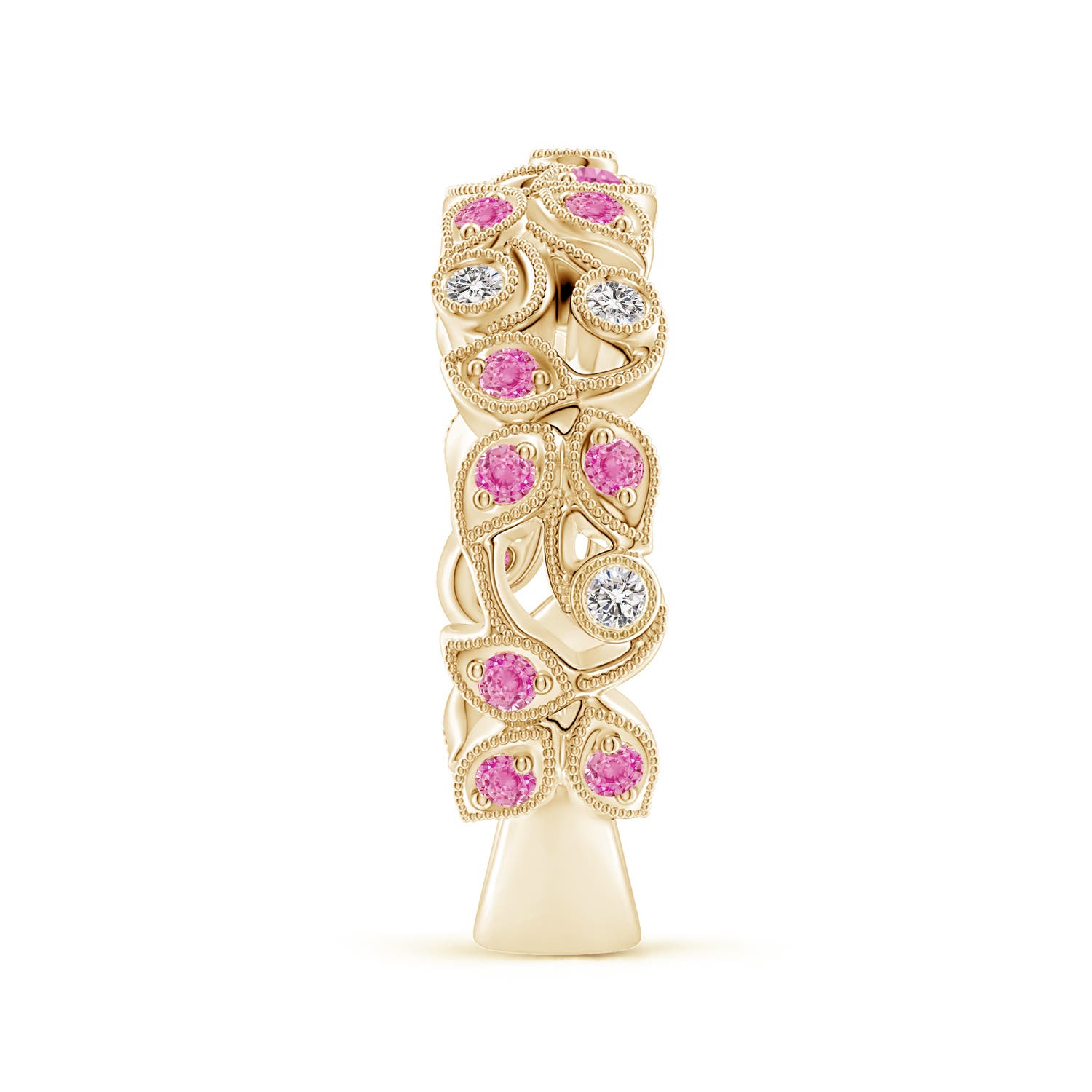 AA - Pink Sapphire / 0.69 CT / 14 KT Yellow Gold