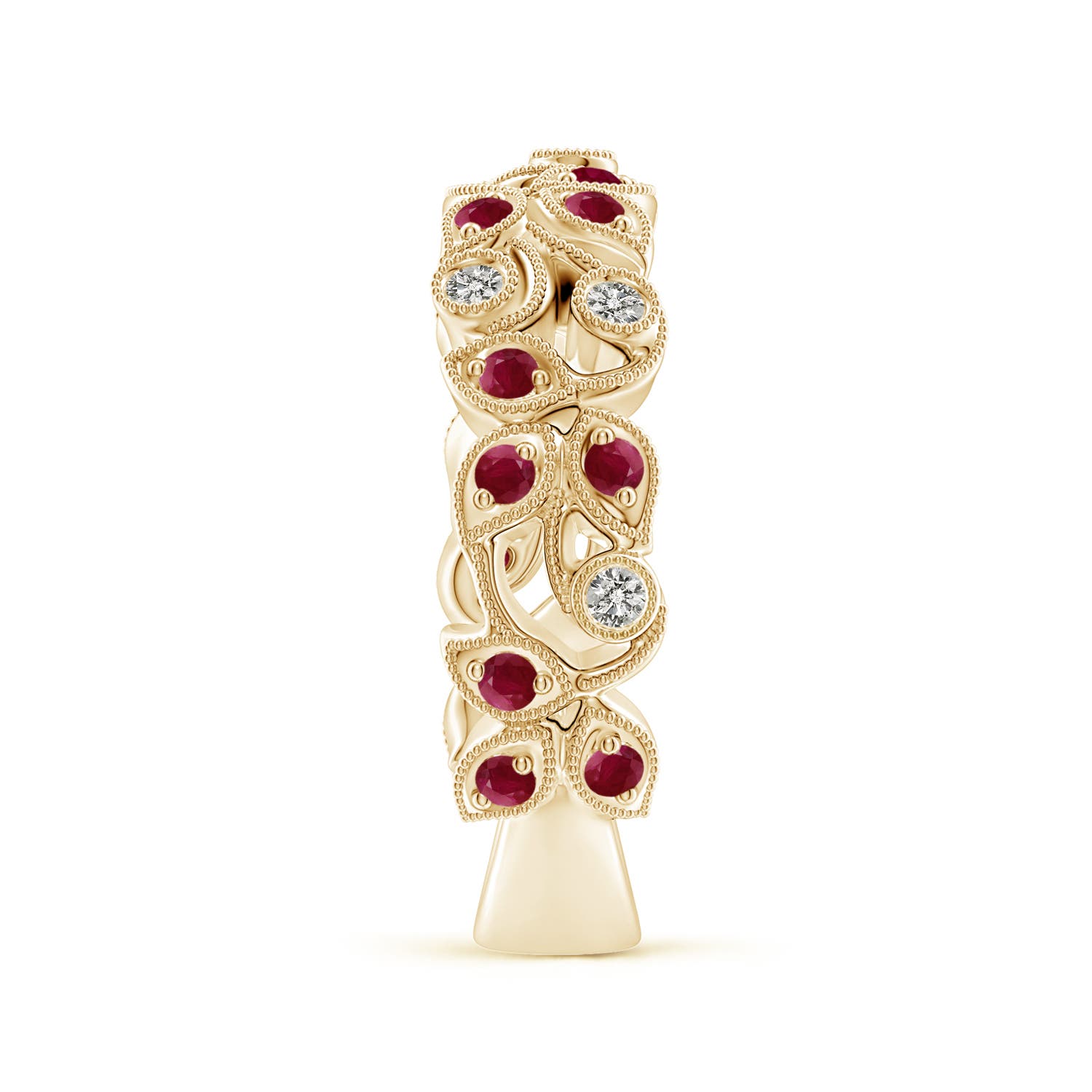 A - Ruby / 0.83 CT / 14 KT Yellow Gold