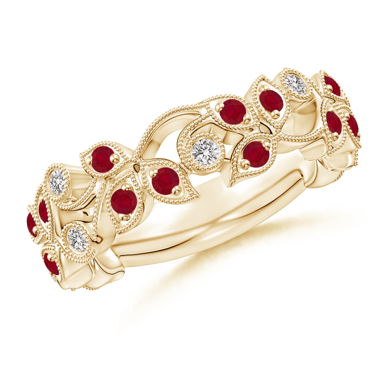 AA - Ruby / 0.83 CT / 14 KT Yellow Gold