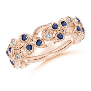 Round AA Blue Sapphire