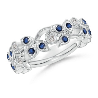 Round AA Blue Sapphire