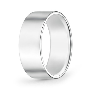 8 100 High Polished Flat Surface Classic Wedding Band in P950 Platinum