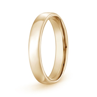 4.5 105 High Polished Low Dome Comfort Fit Wedding Band in Yellow Gold