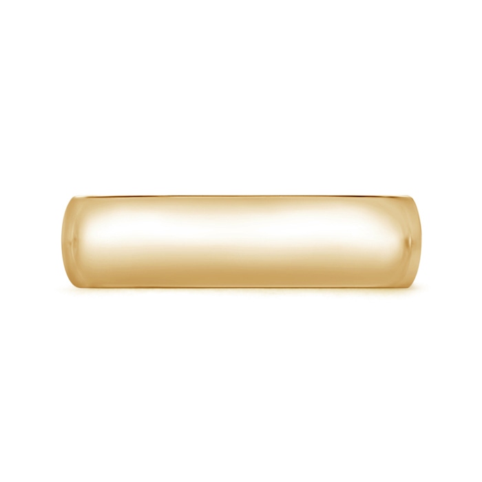 6 105 Classic Comfort Fit Plain Wedding Band for Him in Yellow Gold product image