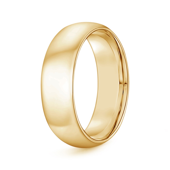 7 115 Classic Comfort Fit Plain Wedding Band for Him in 10K Yellow Gold