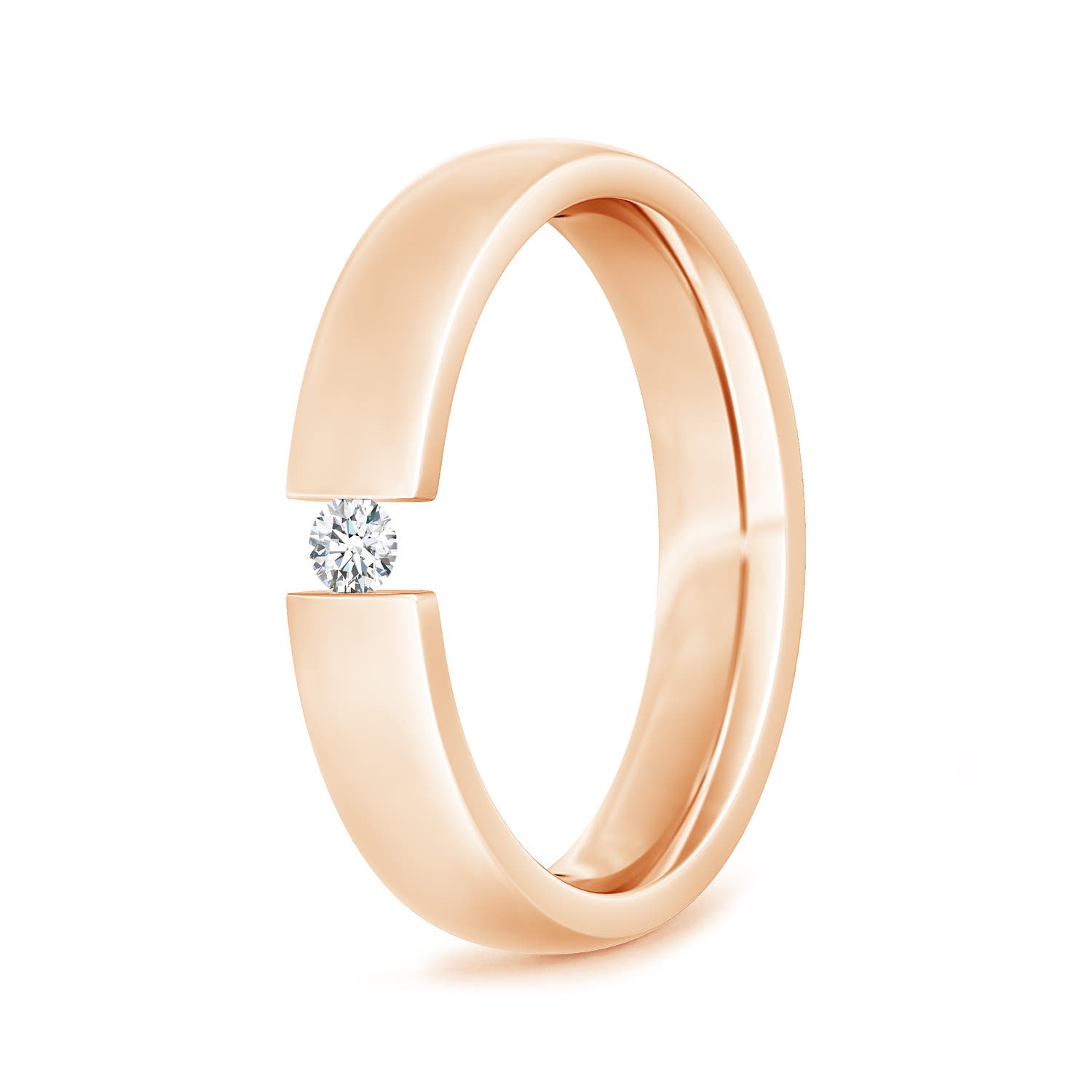 G, VS2 / 0.18 CT / 14 KT Rose Gold